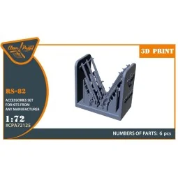 RS-82 used on the following airplanes: I-15bis, I-16, I-153, Yak-1,...