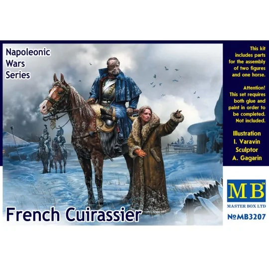 French Cuirassier, Napoleonic War Series, 1/32 - Master Box Ltd. 3207