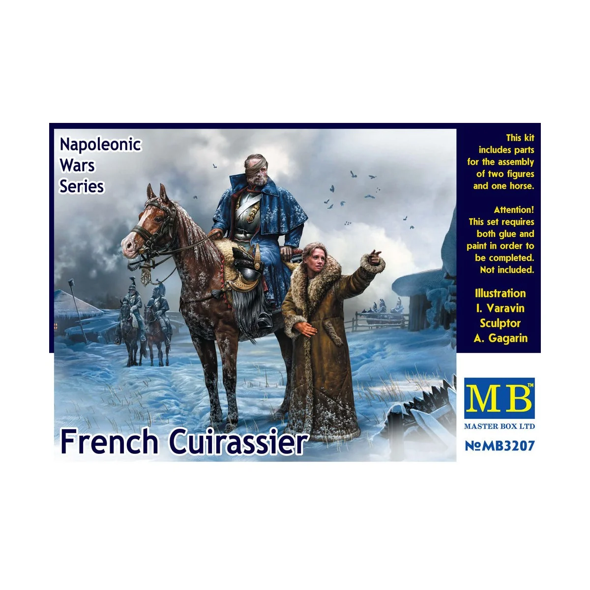 French Cuirassier, Napoleonic War Series, 1/32 - Master Box Ltd. 3207