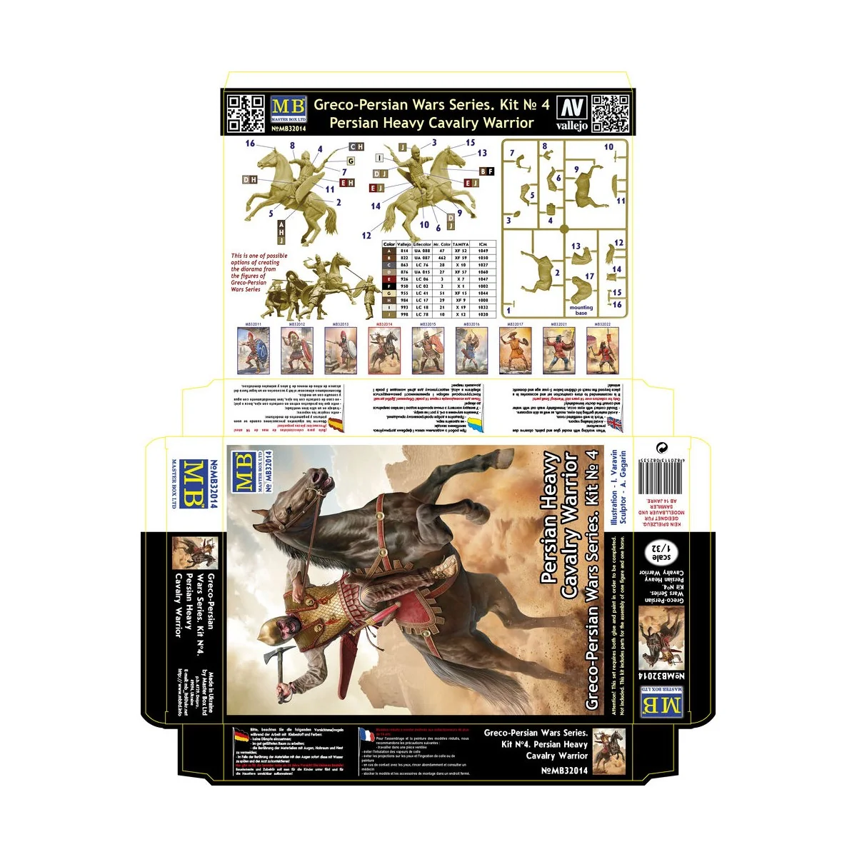 Greco-Persian Wars Series. Kit ? 4. Persian Heavy Cavalry Warrior, ...
