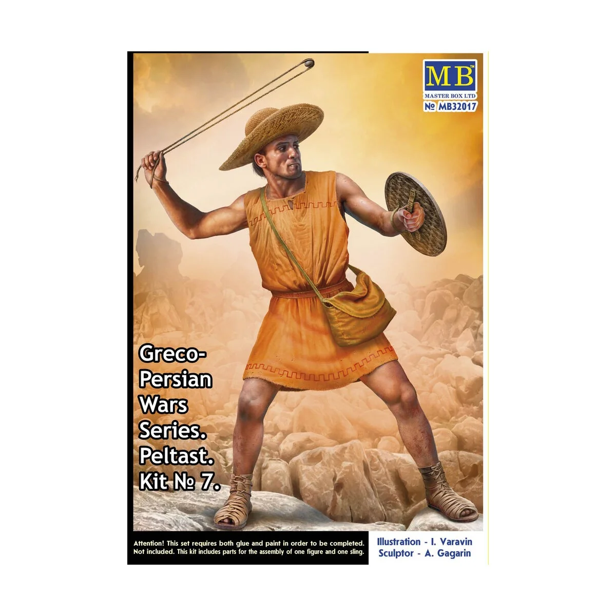 Peltast Greco-Persian Wars Series. Kit 7, 1/32 - Master Box Ltd. 32017 Peltast Greco-Persian Wars Series. Kit 7, 1/32 - Master Box Ltd. 32017