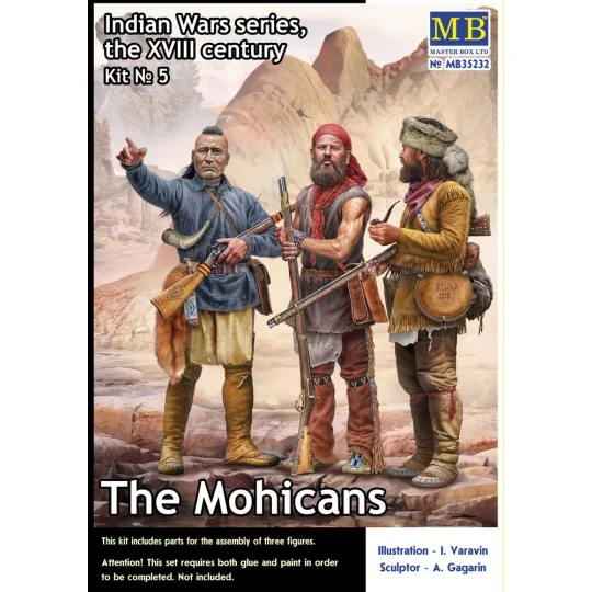 The Mohicans. Indian Wars series, the XVIII century. Kit No 5, 1/35... The Mohicans. Indian Wars series, the XVIII century. Kit No 5, 1/35...