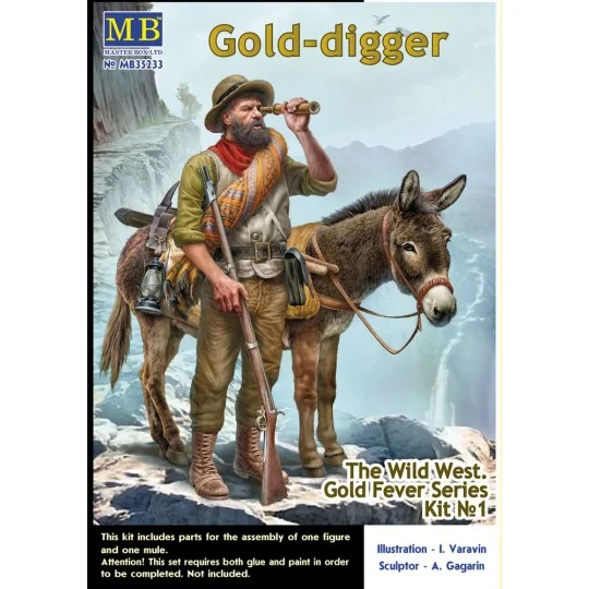 Gold-digger. The Wild West. Gold Fever Series. Kit ? 1., 1/35 - Mas...
