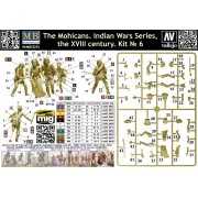 The Mohicans. Indian Wars Series, the XVIII century. Kit ? 6, 1/35 ...