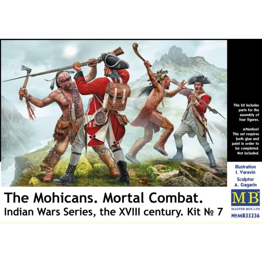 The Mohicans. Mortal Combat. Indian Wars Series, the XVIII century....
