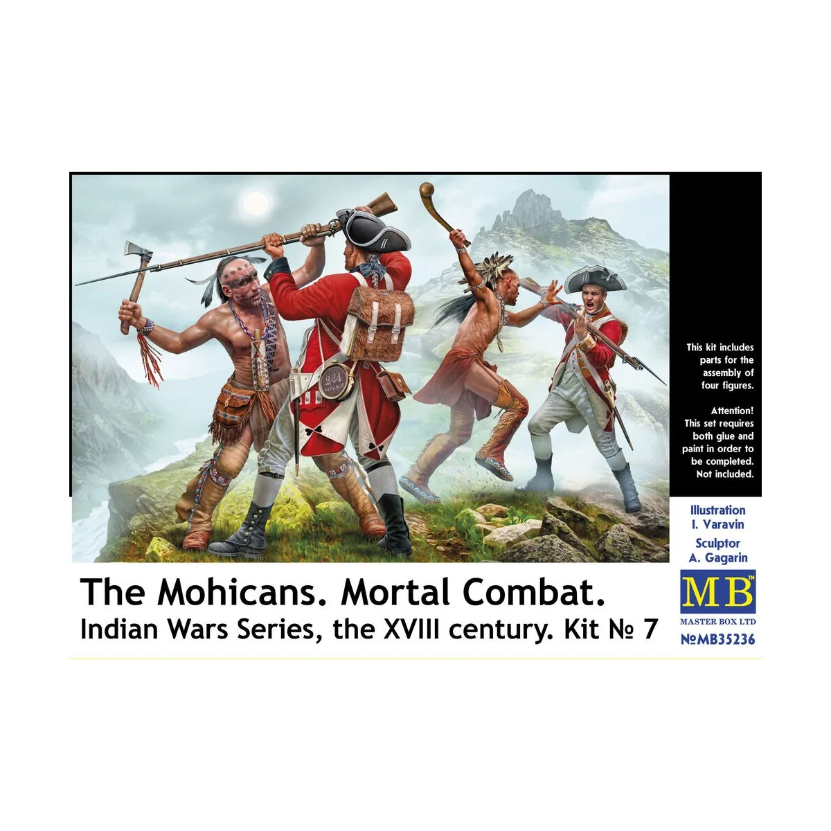 The Mohicans. Mortal Combat. Indian Wars Series, the XVIII century....