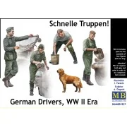 Schnelle Truppen. German Drivers, WW II Era, 1/35 - Master Box Ltd....