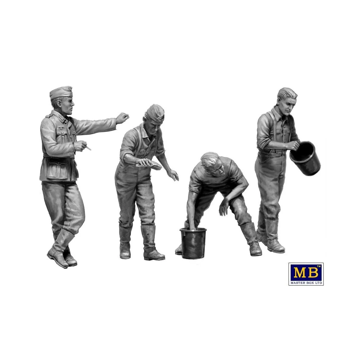 Schnelle Truppen. German Drivers, WW II Era - Master Box Ltd. 35237