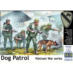 Dog Patrol. Vietnam War series - Master Box Ltd. 35238
