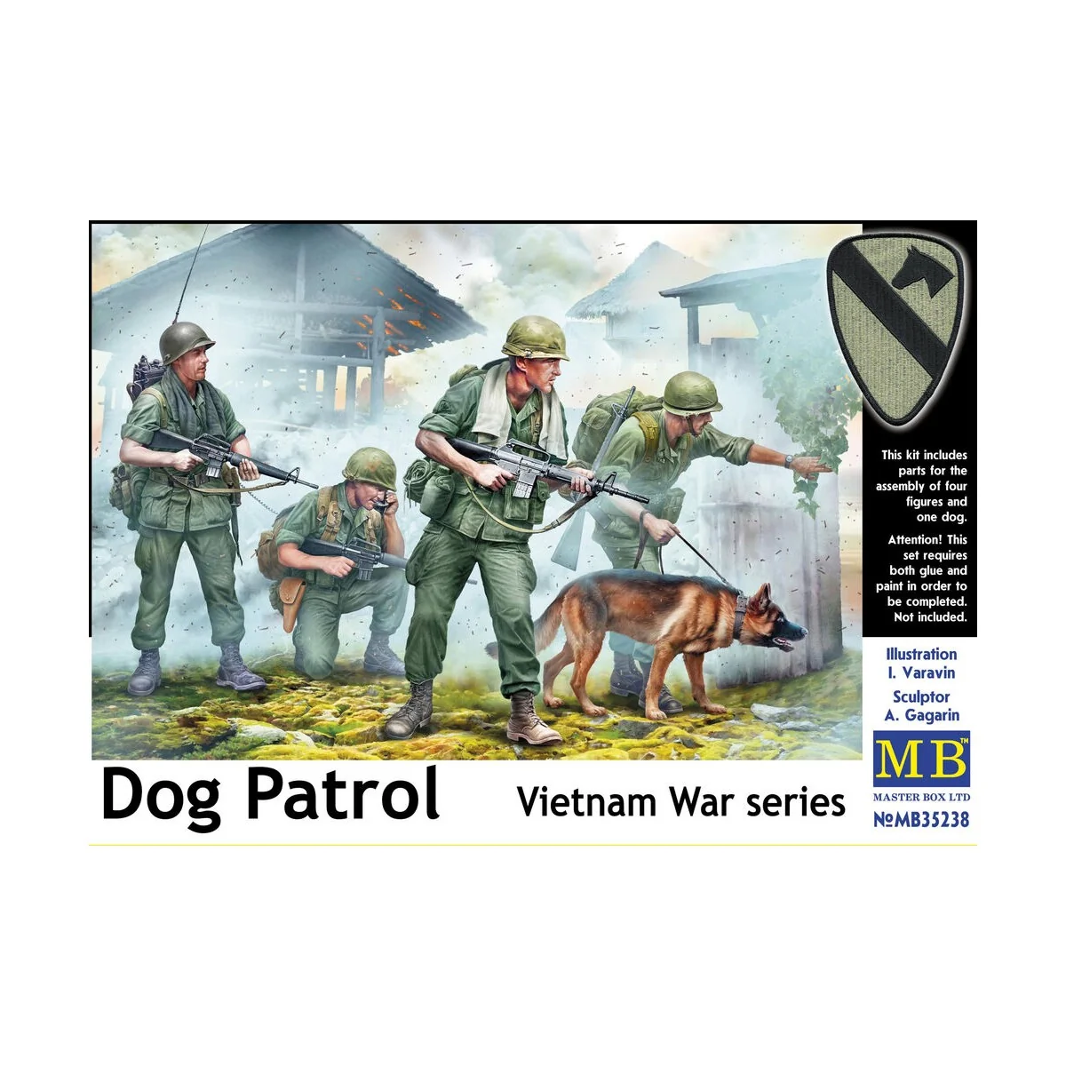 Dog Patrol. Vietnam War series, 1/35 - Master Box Ltd. 35238