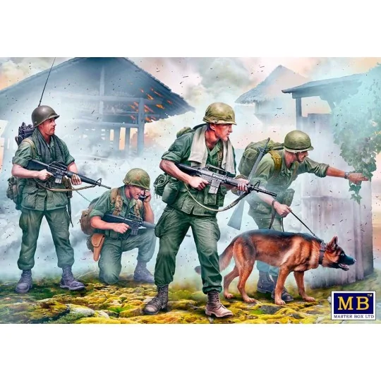 Dog Patrol. Vietnam War series, 1/35 - Master Box Ltd. 35238