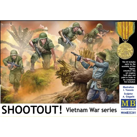 SHOOTOUT! Vietnam War series, 1/35 - Master Box Ltd. 35241