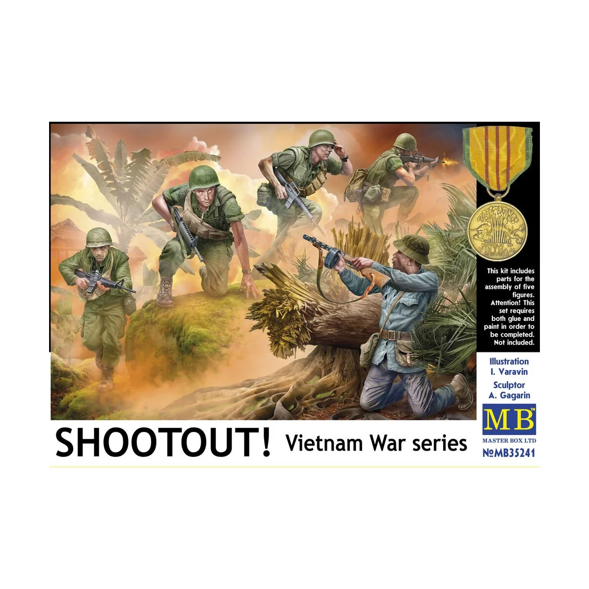 SHOOTOUT! Vietnam War series, 1/35 - Master Box Ltd. 35241