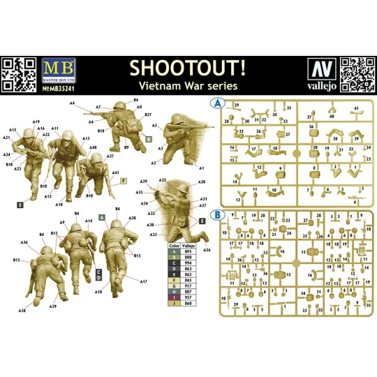 SHOOTOUT! Vietnam War series, 1/35 - Master Box Ltd. 35241