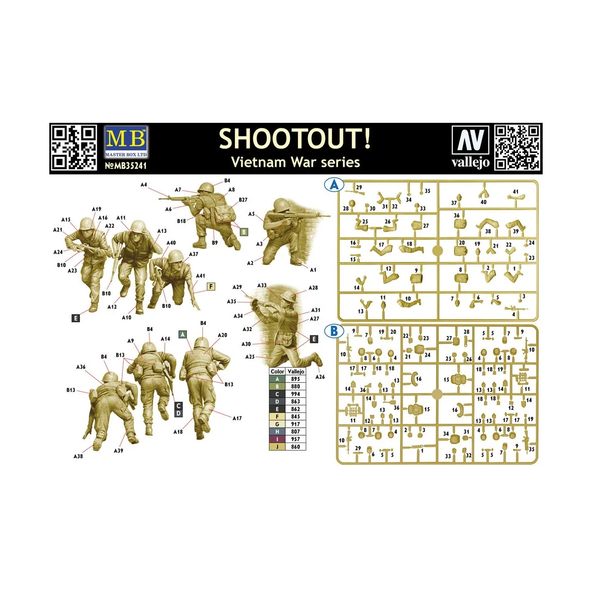 SHOOTOUT! Vietnam War series, 1/35 - Master Box Ltd. 35241