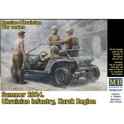 Russian-Ukrainian War series. Summer 2024. Ukrainian Infantry. Kurs...