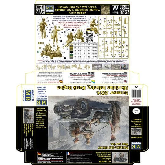 Russian-Ukrainian War series. Summer 2024. Ukrainian Infantry. Kurs...