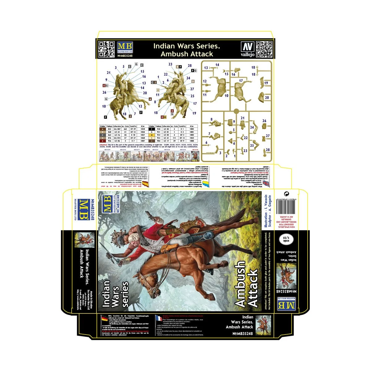 Indian Wars Series. Ambush Attack, 1/35 - Master Box Ltd. 35248