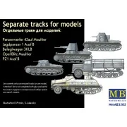 Pz. I Einzelgliederketten aus Plastik, 1/35 - Master Box Ltd. 3505