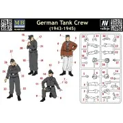 Deutsche Panzerbesatzung Set I - Master Box Ltd. 3507