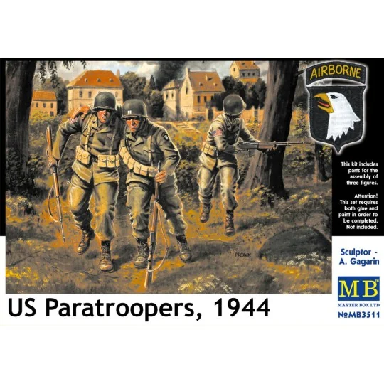 U.S. Paratroopers 1944, 1/35 - Master Box Ltd. 3511
