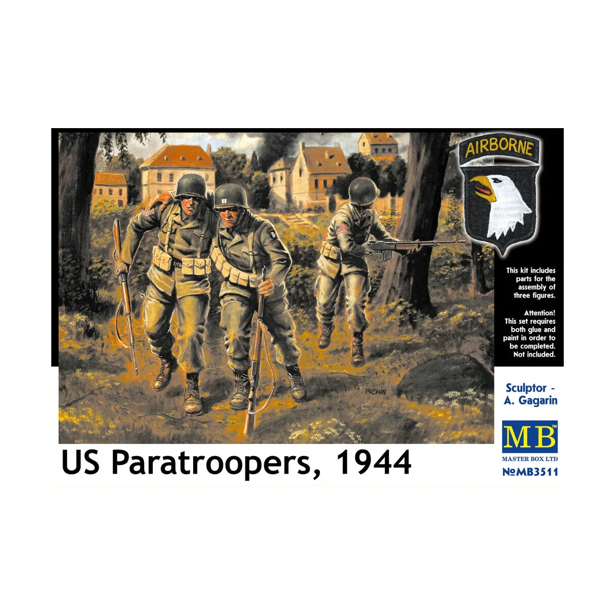 U.S. Paratroopers 1944, 1/35 - Master Box Ltd. 3511