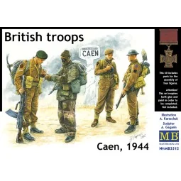 Britische Truppen Caen 1944, 1/35 - Master Box Ltd. 3512