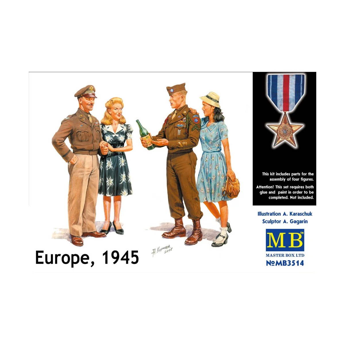 V-Day Europe 1945, 1/35 - Master Box Ltd. 3514