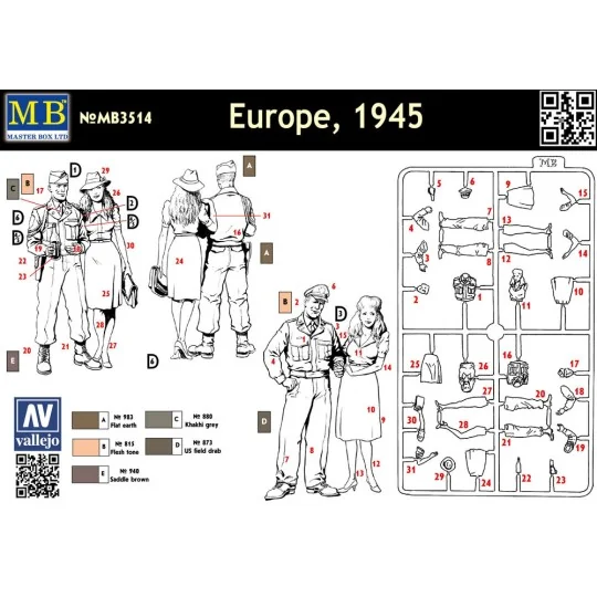 V-Day Europe 1945 - Master Box Ltd. 3514