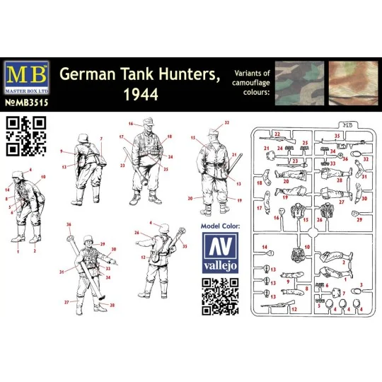 Deutsche Panzerjäger 1944 - Master Box Ltd. 3515