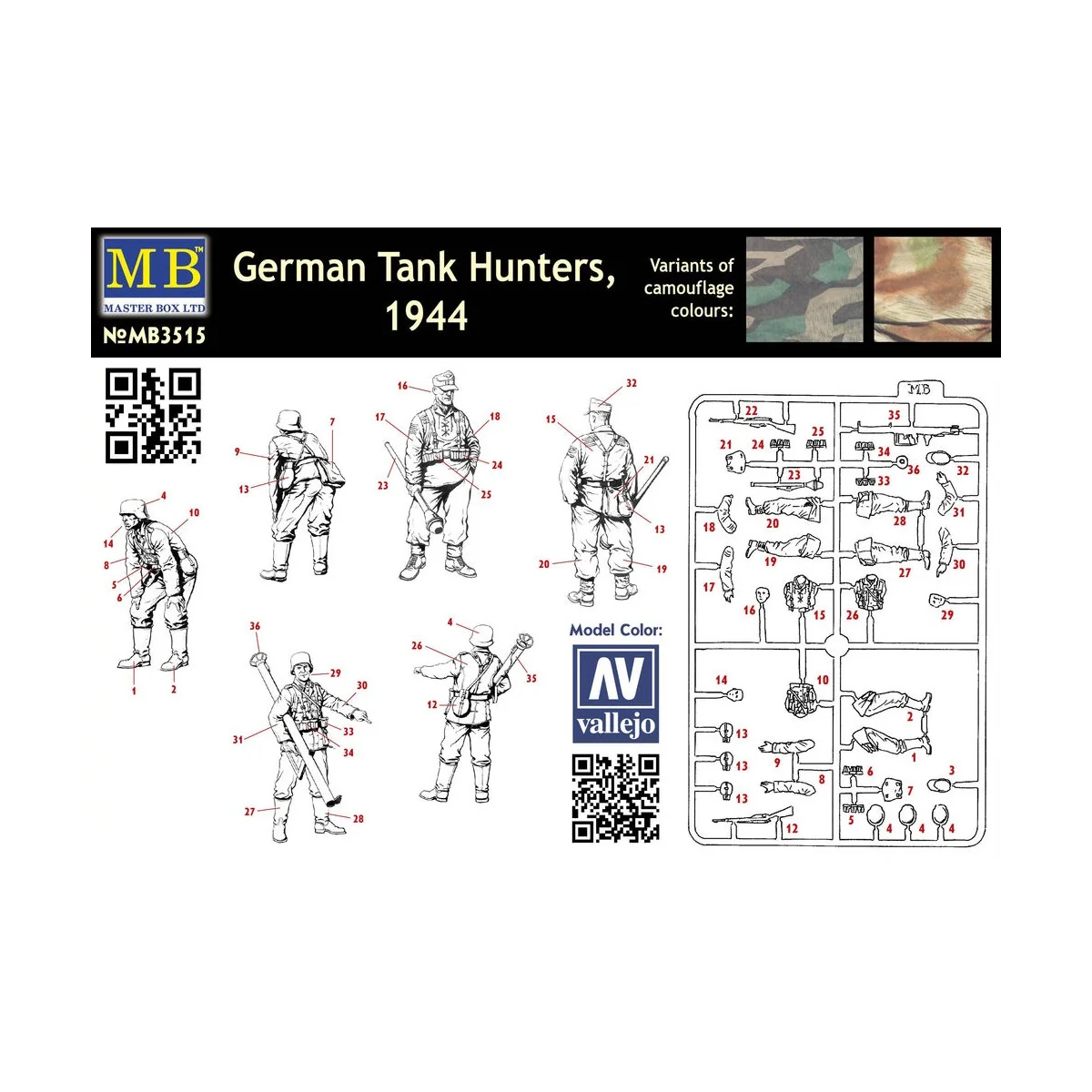 Deutsche Panzerjäger 1944, 1/35 - Master Box Ltd. 3515