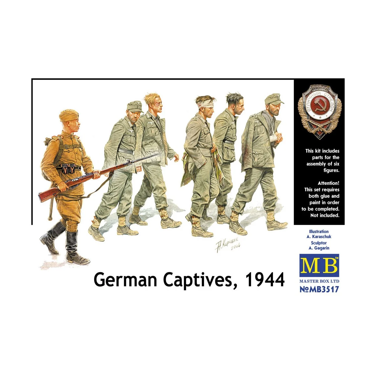 German Captives, 1/35 - Master Box Ltd. 3517