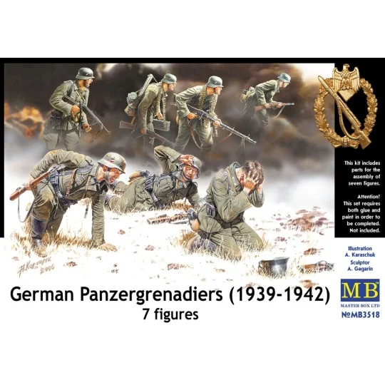 Deutsche Panzergrenadiere 1939-1942, 1/35 - Master Box Ltd. 3518