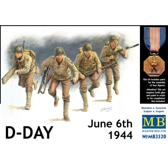 D-Day June 6th 1944 - Master Box Ltd. 3520