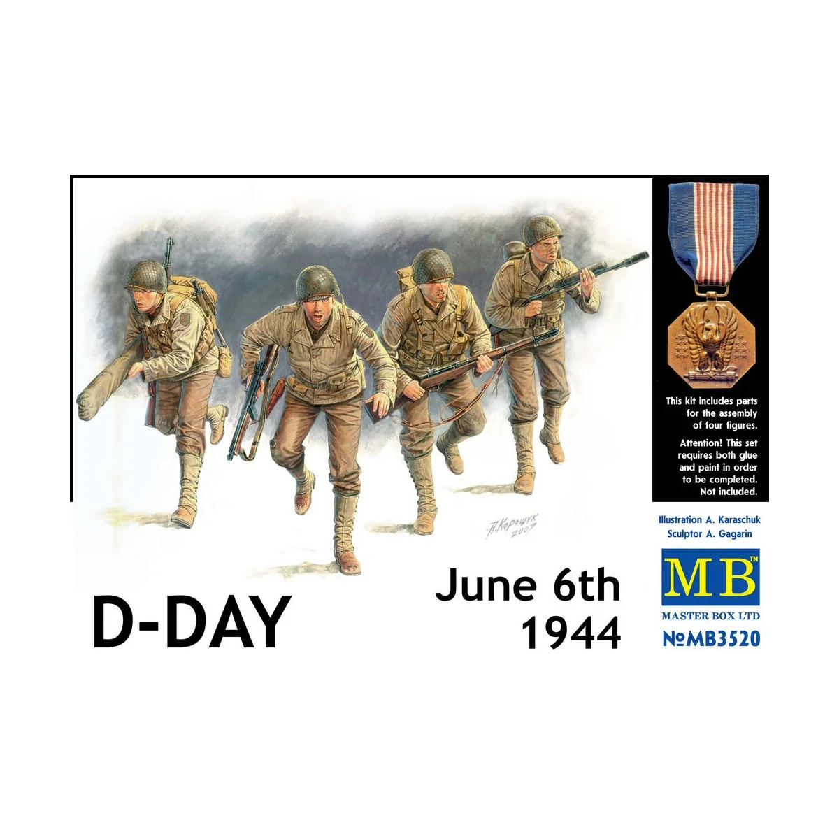 D-Day June 6th 1944, 1/35 - Master Box Ltd. 3520