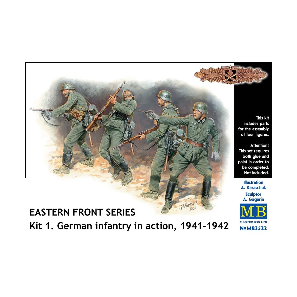 German Infantry in action 1941-1942 Eastern Front Series Kit No. 1,...