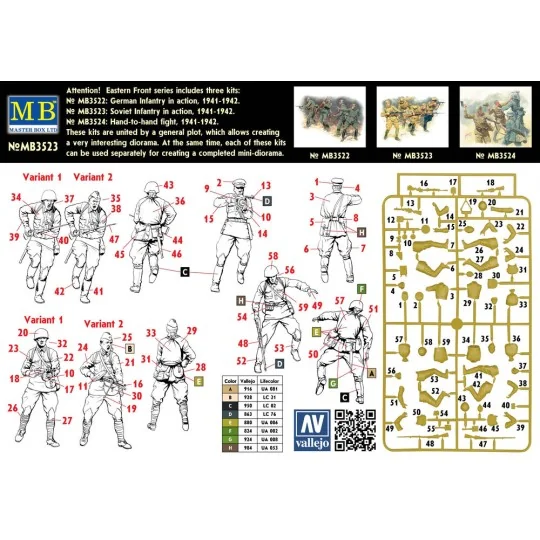 Soviet Infantry in action 1941-1942 Eastern Front Series, 1/35 - Ma... Soviet Infantry in action 1941-1942 Eastern Front Series, 1/35 - Ma...
