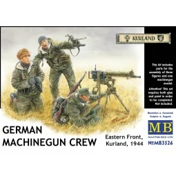 German Machinegun Crew Eastern Front Kurland 1944 - Master Box Ltd....