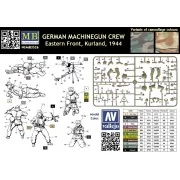 German Machinegun Crew Eastern Front Kurland 1944, 1/35 - Master Bo...