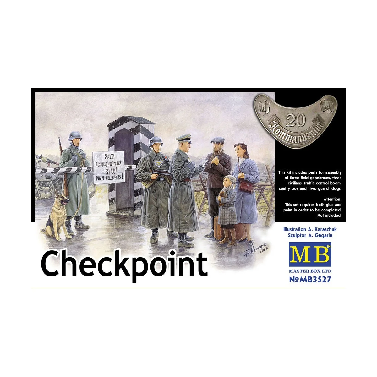 Checkpoint, 1/35 - Master Box Ltd. 3527 Checkpoint, 1/35 - Master Box Ltd. 3527