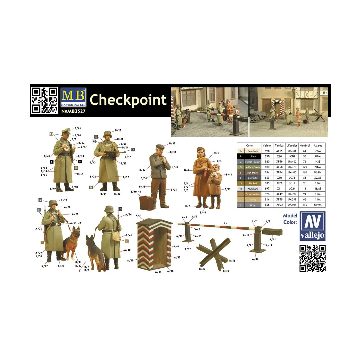 Checkpoint, 1/35 - Master Box Ltd. 3527 Checkpoint, 1/35 - Master Box Ltd. 3527