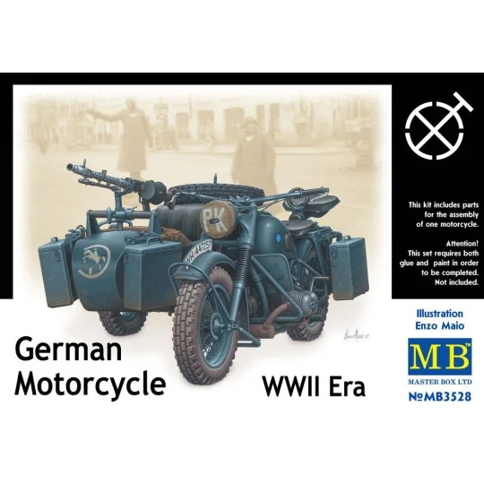BMW R75 Sidecar - Master Box Ltd. 3528