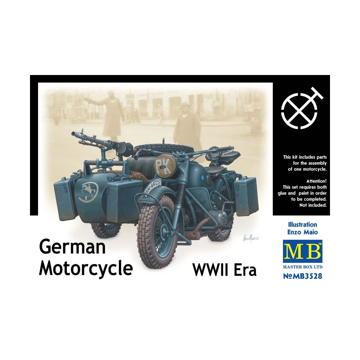 BMW R75 Sidecar, 1/35 - Master Box Ltd. 3528