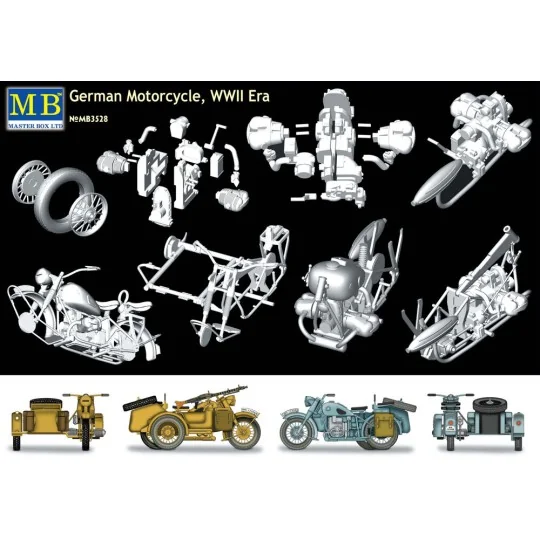 BMW R75 Sidecar, 1/35 - Master Box Ltd. 3528