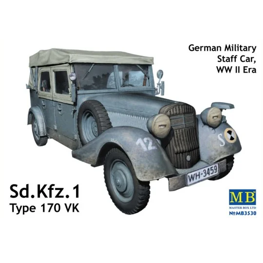 Sd.Kfz.1 Type 170 VK, German staff car, 1/35 - Master Box Ltd. 3530 Sd.Kfz.1 Type 170 VK, German staff car, 1/35 - Master Box Ltd. 3530