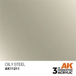 Oily Steel 17ml - AK Interactive AK11211