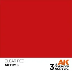 Clear Red 17ml - AK Interactive AK11213