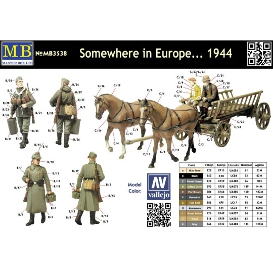 Somewhere in Europe 1944, 1/35 - Master Box Ltd. 3538