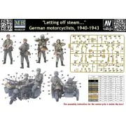 German Motorcyclists 1940-42 - Master Box Ltd. 3539