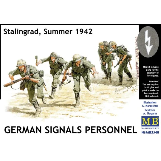 German Signals Personnel Stalingrad Summer 1942, 1/35 - Master Box ... German Signals Personnel Stalingrad Summer 1942, 1/35 - Master Box ...